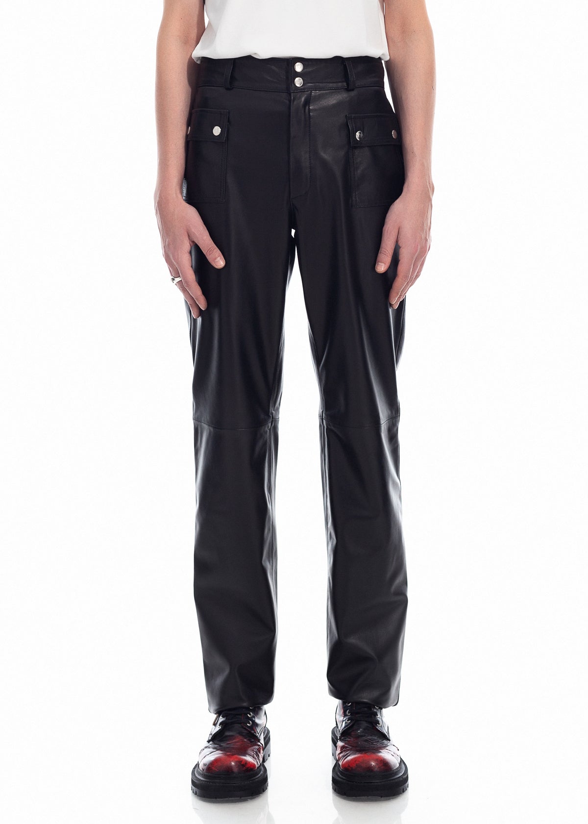 Black Leather Trousers