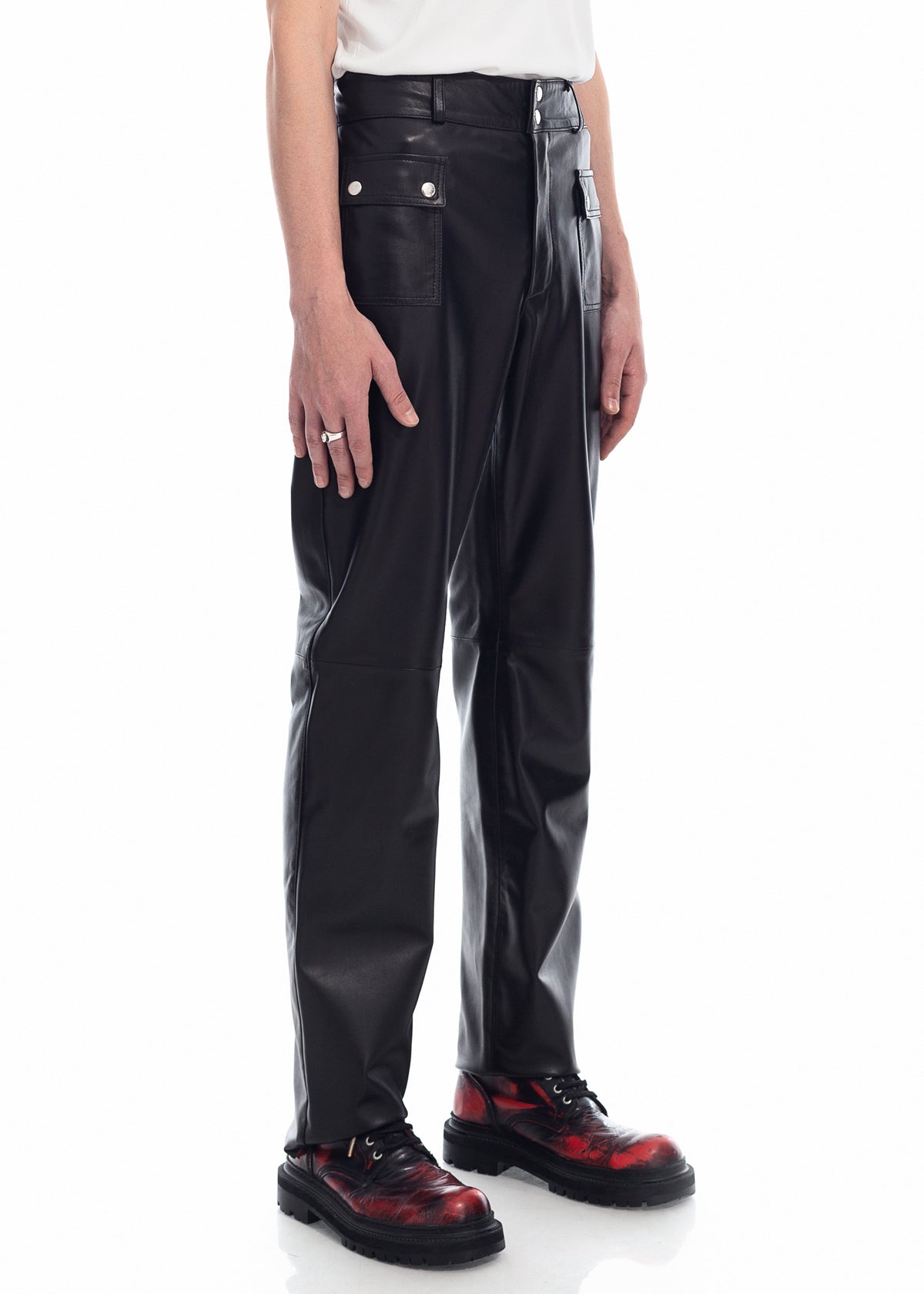 Black Leather Trousers