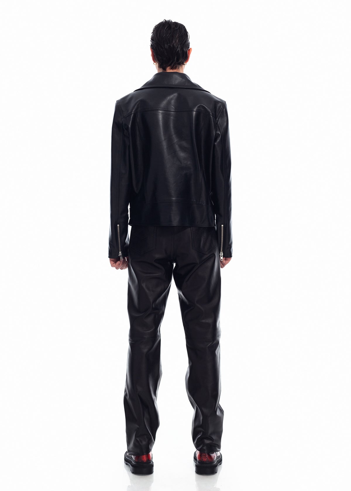 Black Leather Biker Jacket