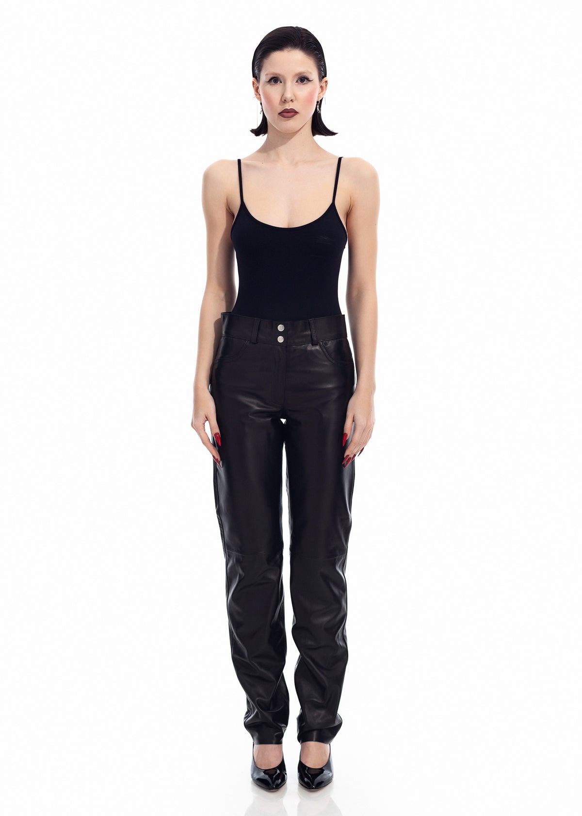 Black Leather Trousers