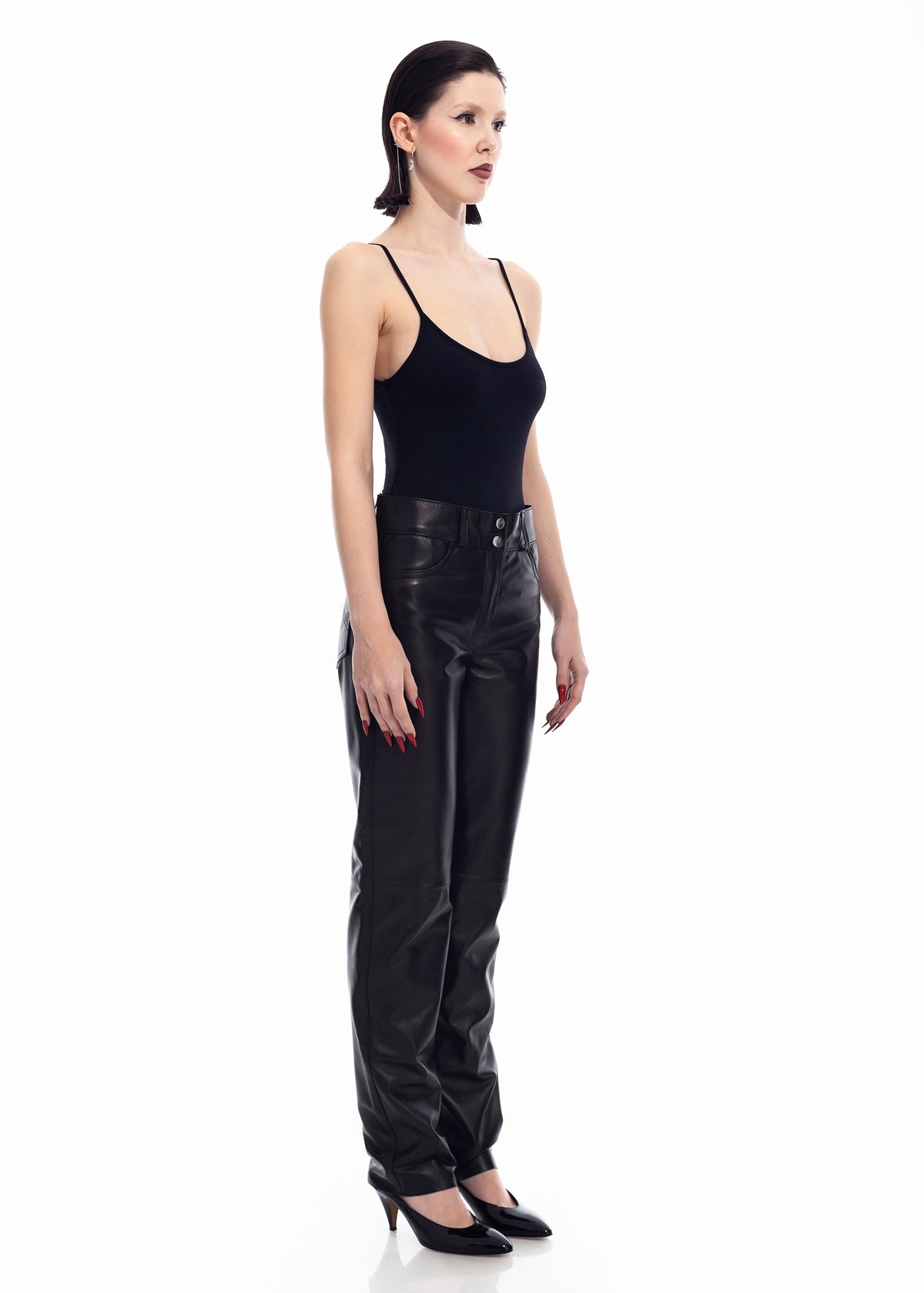 Black Leather Trousers