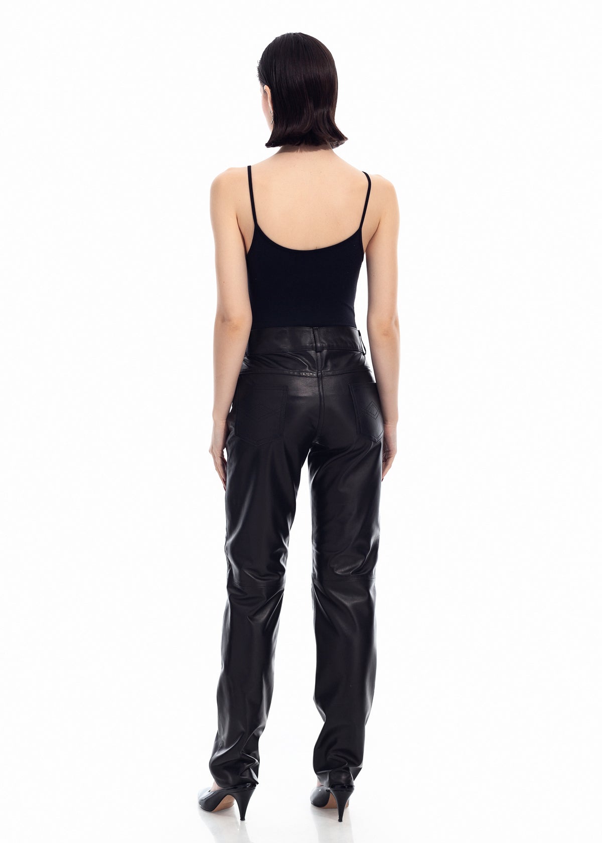Black Leather Trousers