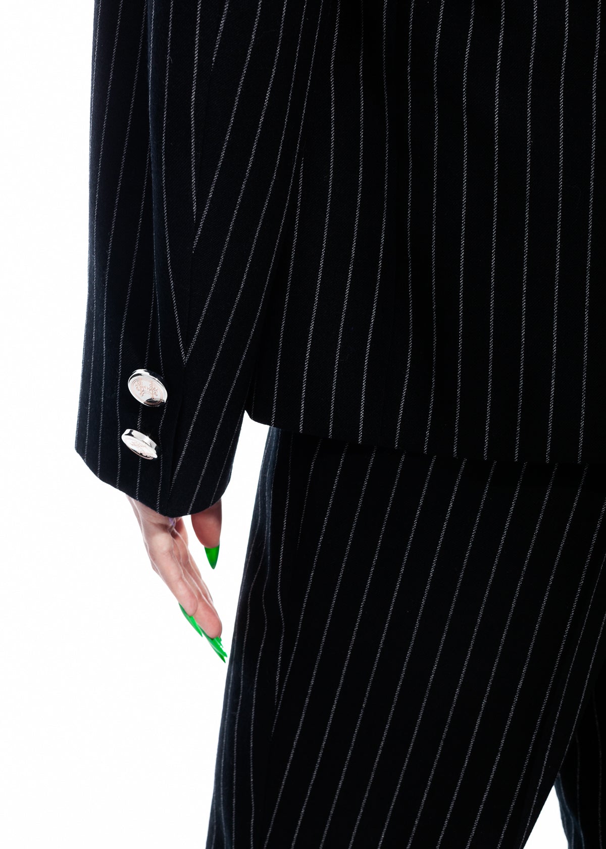 Double-breasted Pinstripe Suit