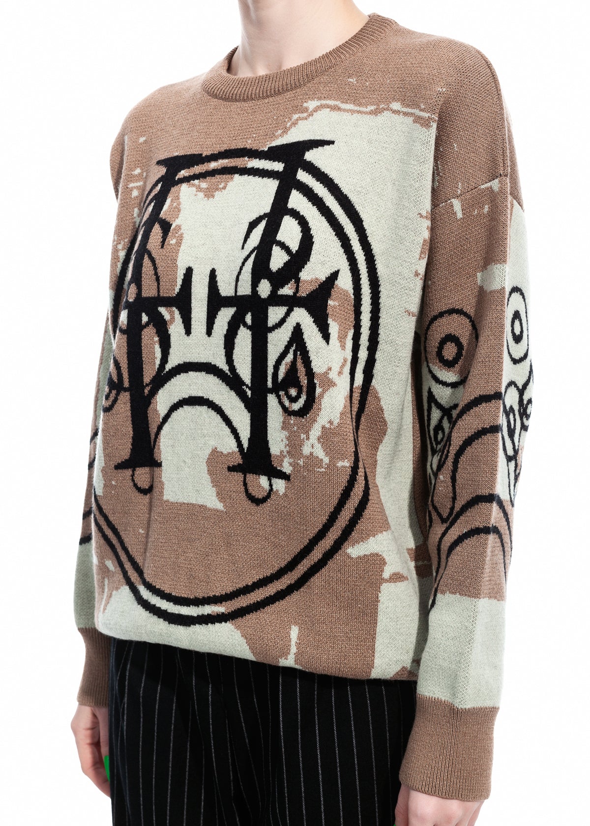 Tearless Beige Cashwool Sweater