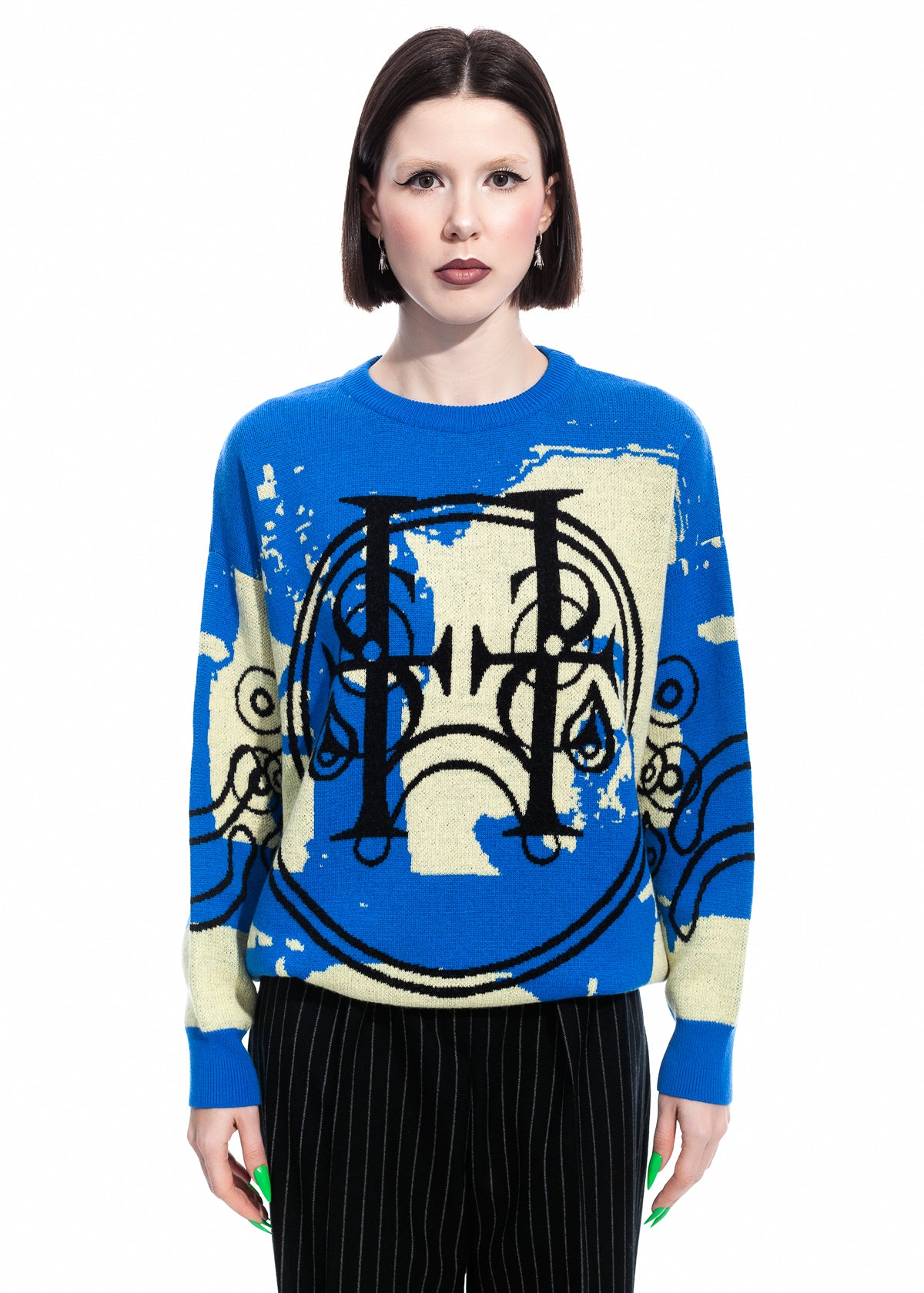Tearless Blue Cashwool Sweater