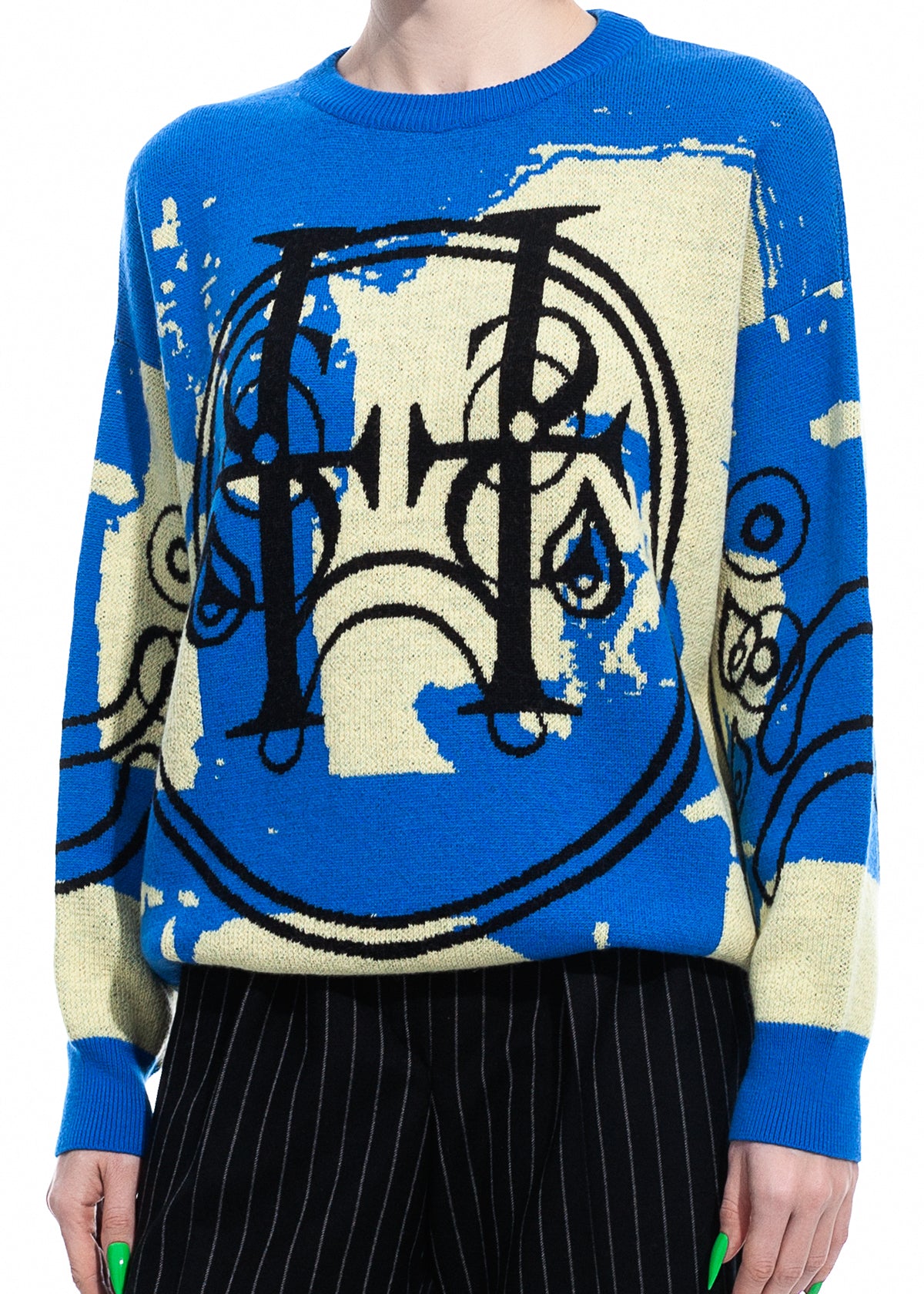 Tearless Blue Cashwool Sweater