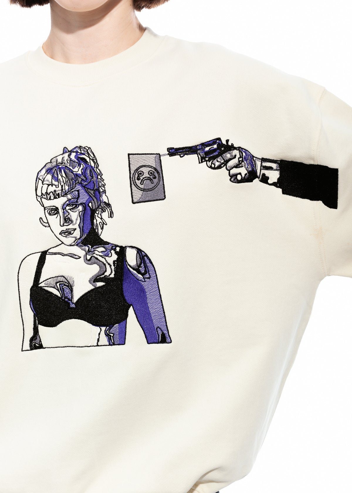 Tearless Highway Organic Cotton Crew Neck Sweater