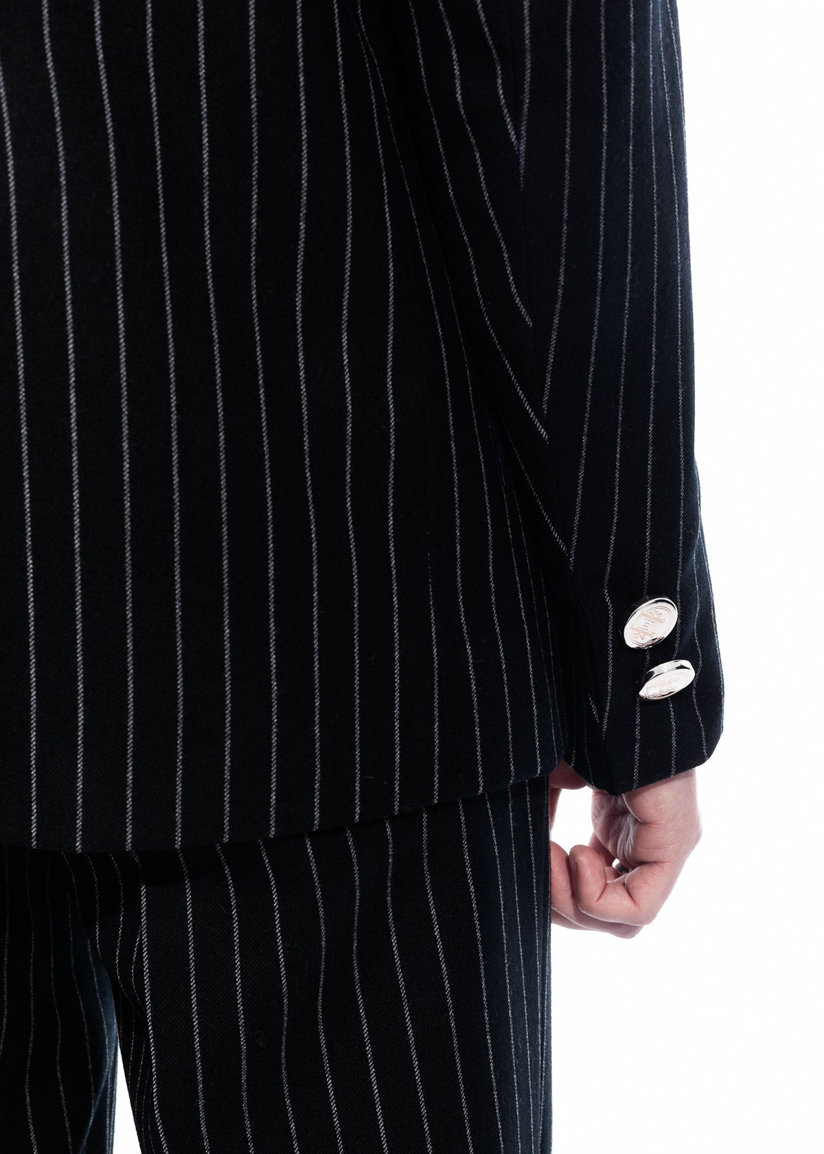 Double-breasted Pinstripe Suit