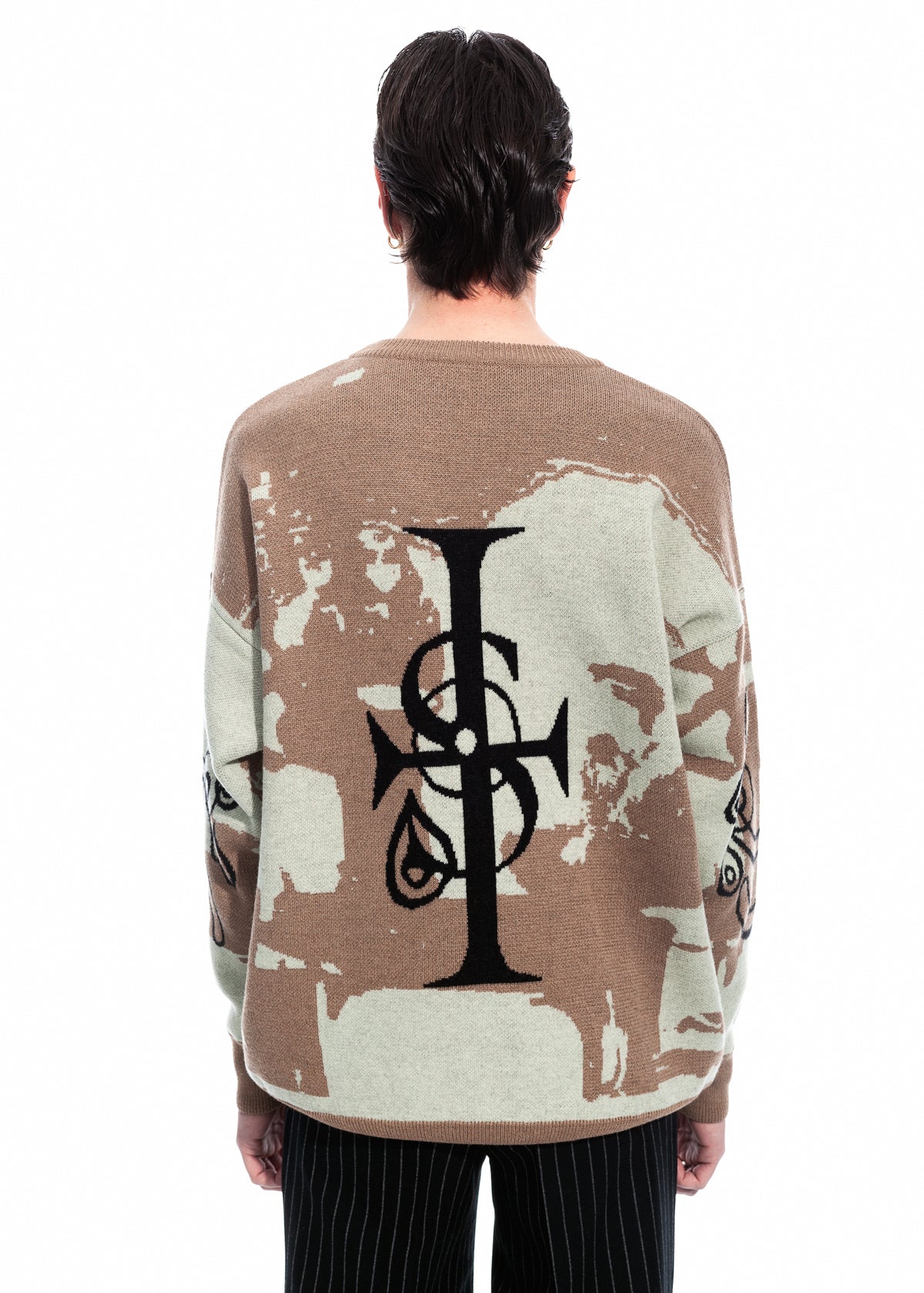 Tearless Beige Cashwool Sweater