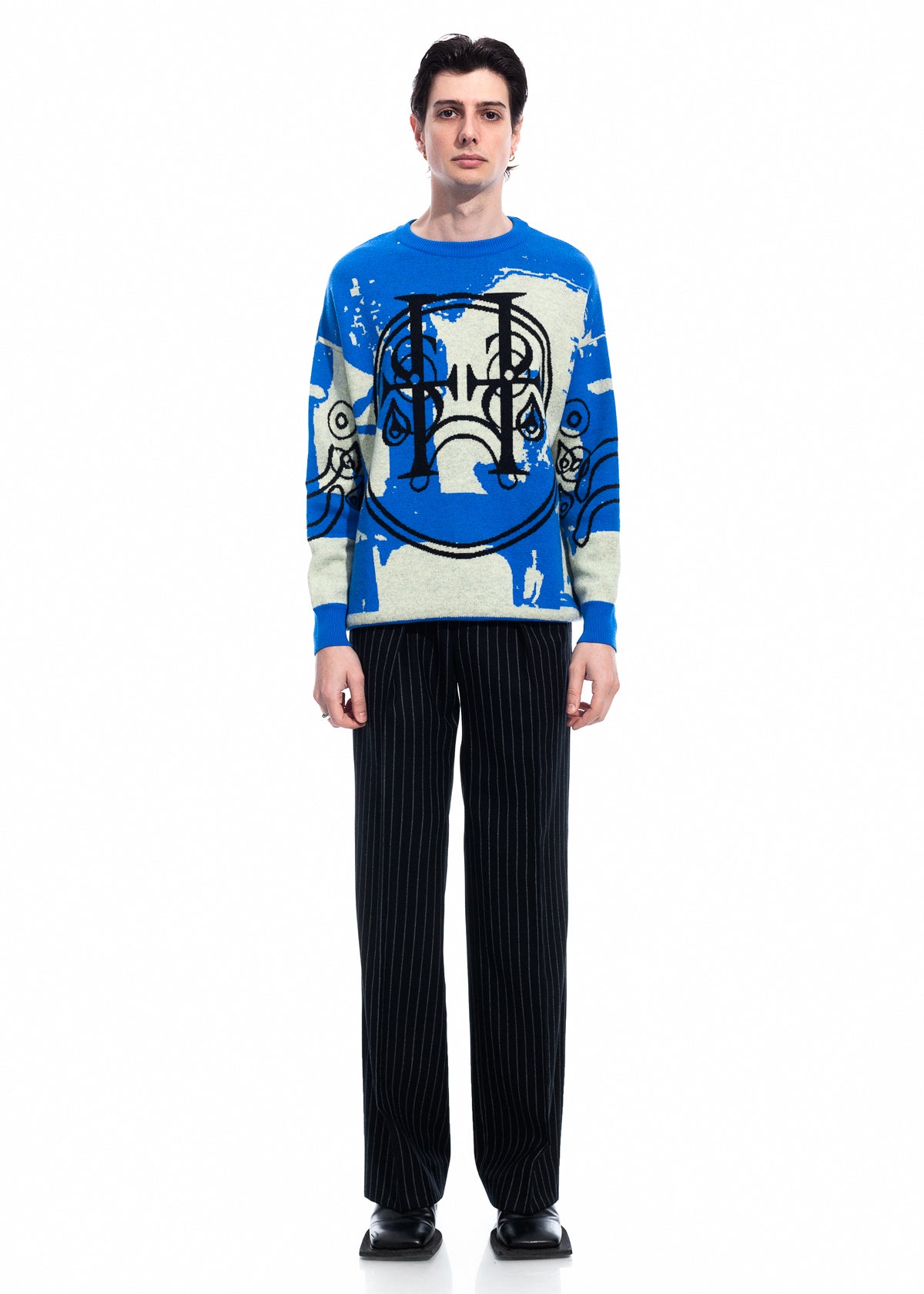 Tearless Blue Cashwool Sweater