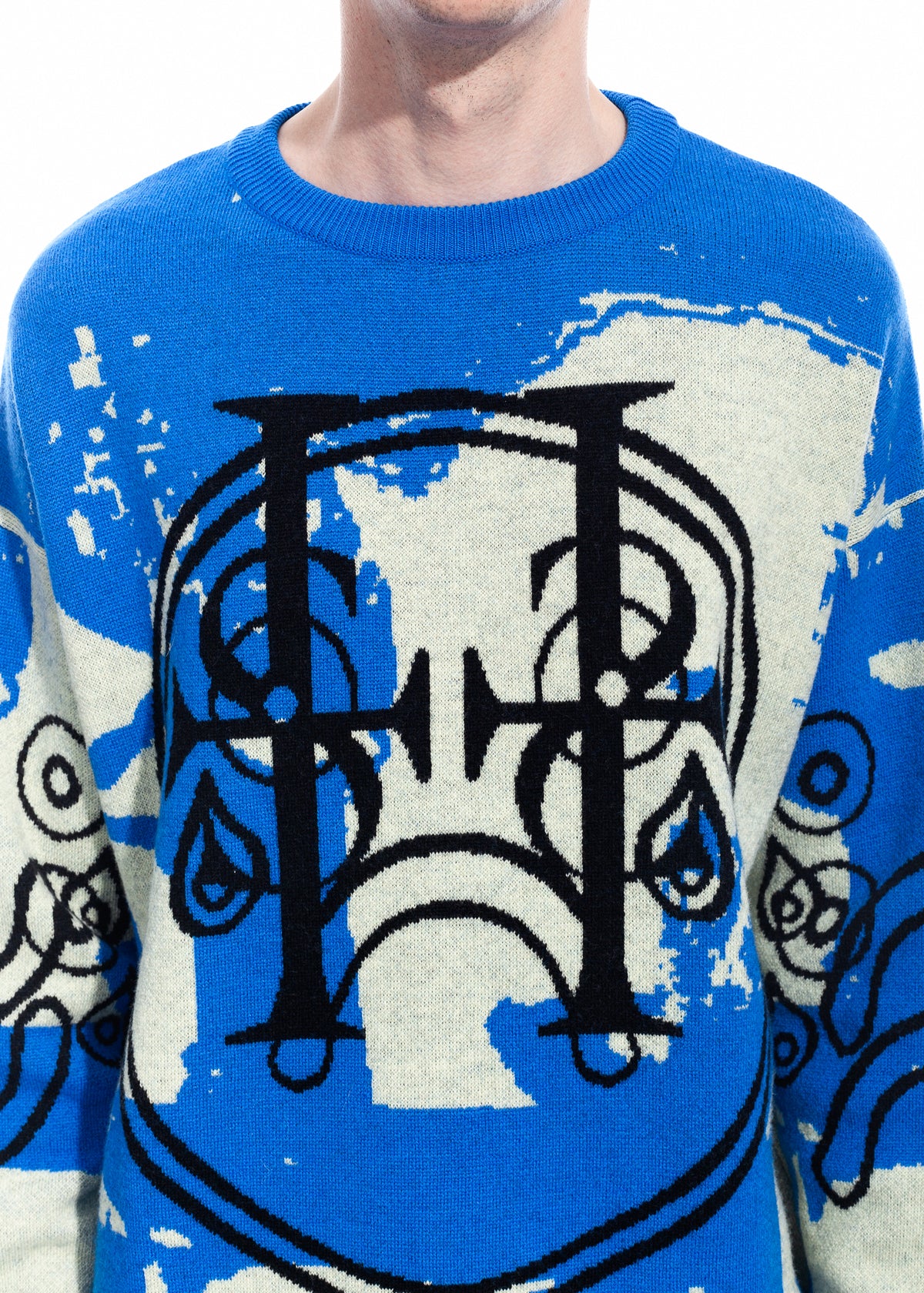 Tearless Blue Cashwool Sweater