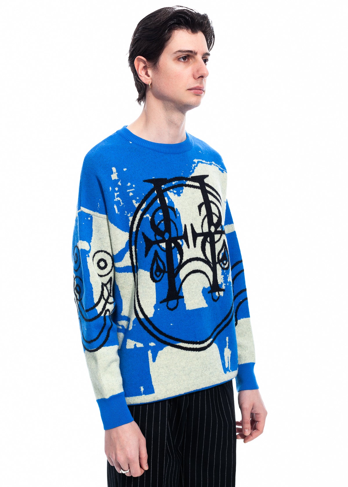 Tearless Blue Cashwool Sweater