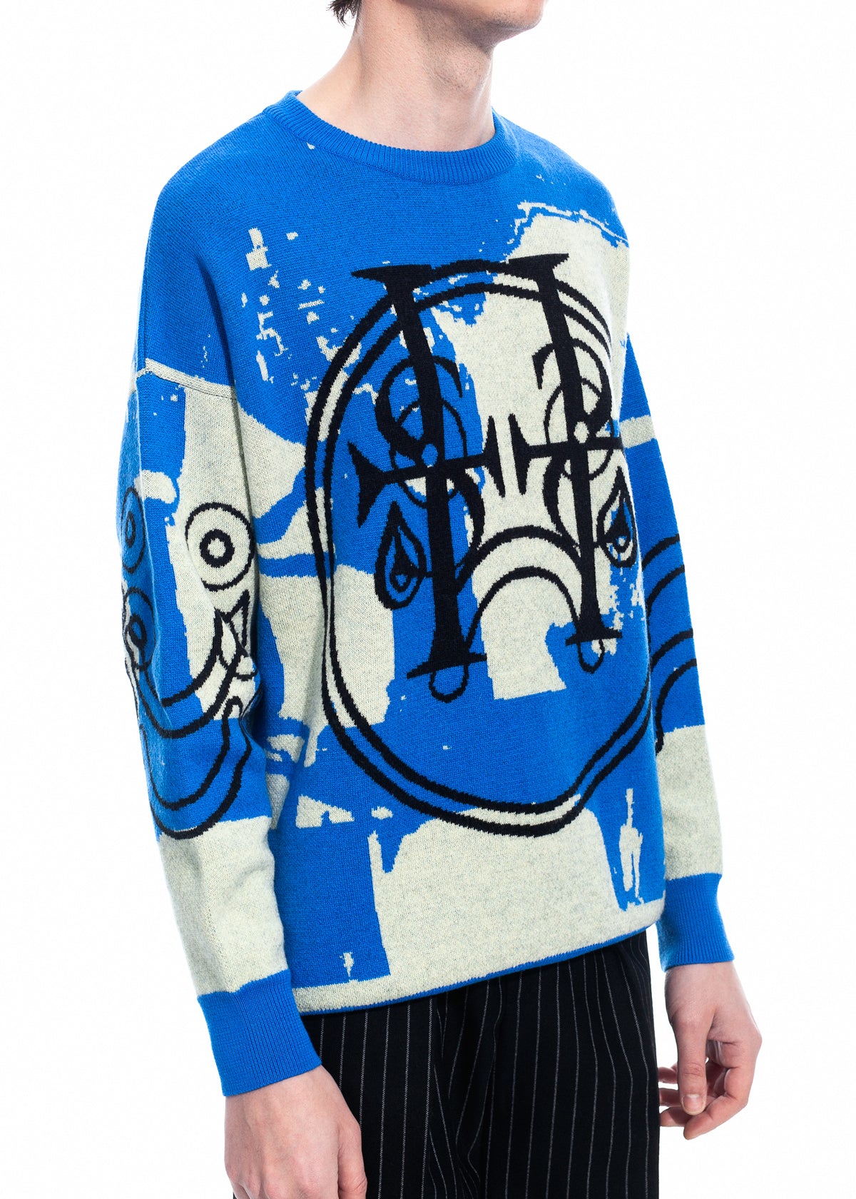 Tearless Blue Cashwool Sweater