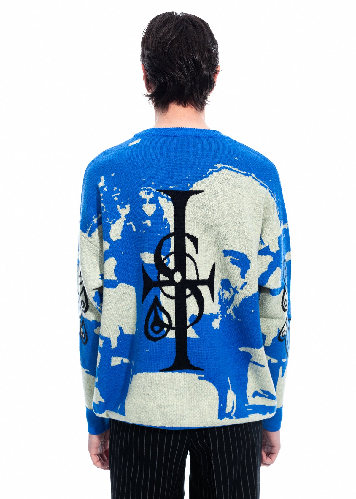 Tearless Blue Cashwool Sweater