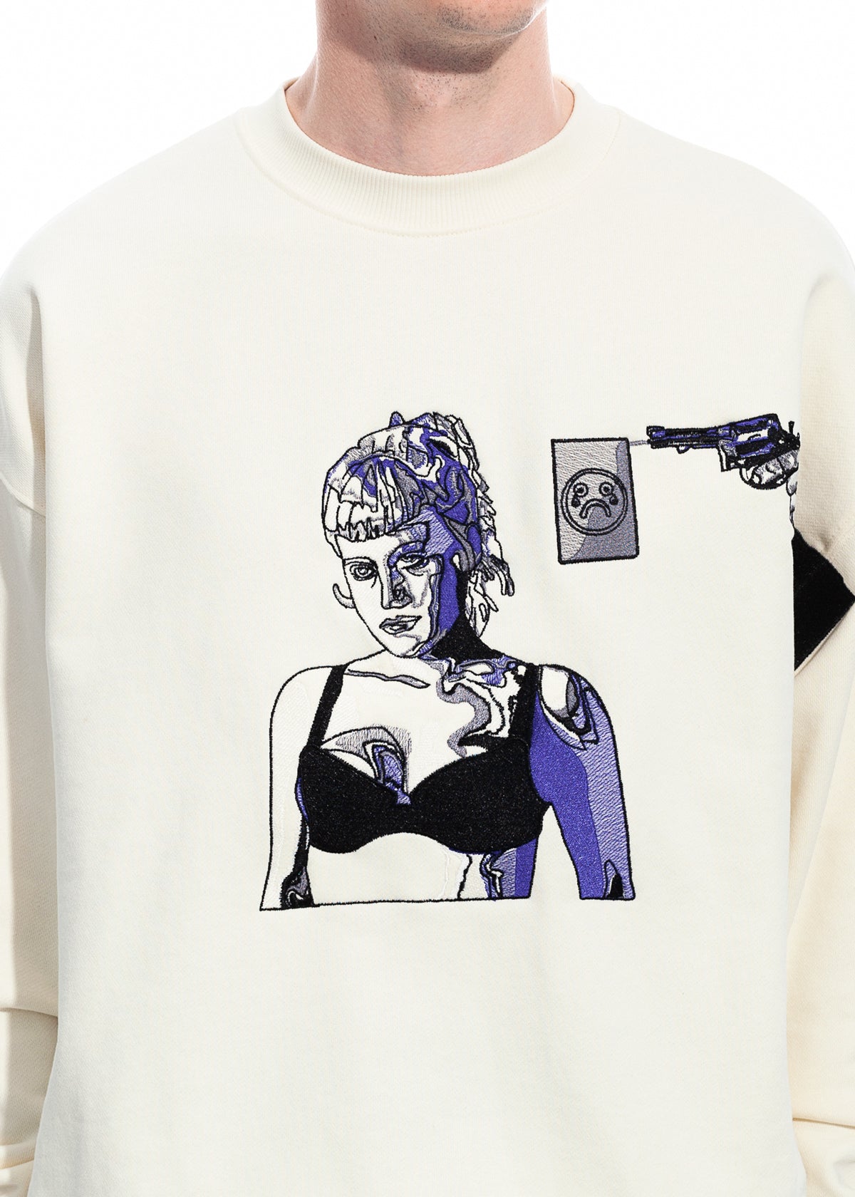 Tearless Highway Organic Cotton Crew Neck Sweater