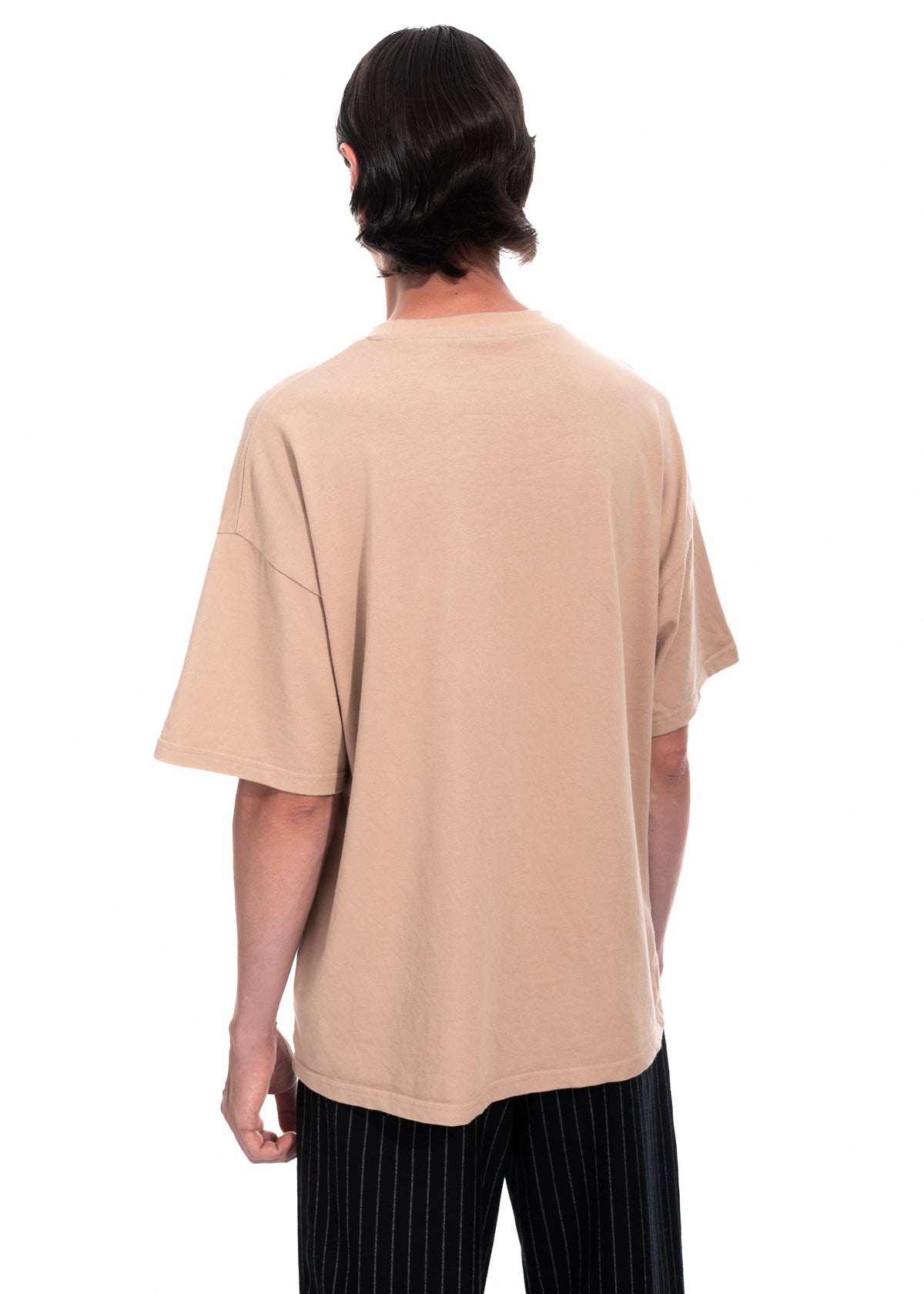 Family Portrait T-shirt in Beige Organic Cotton