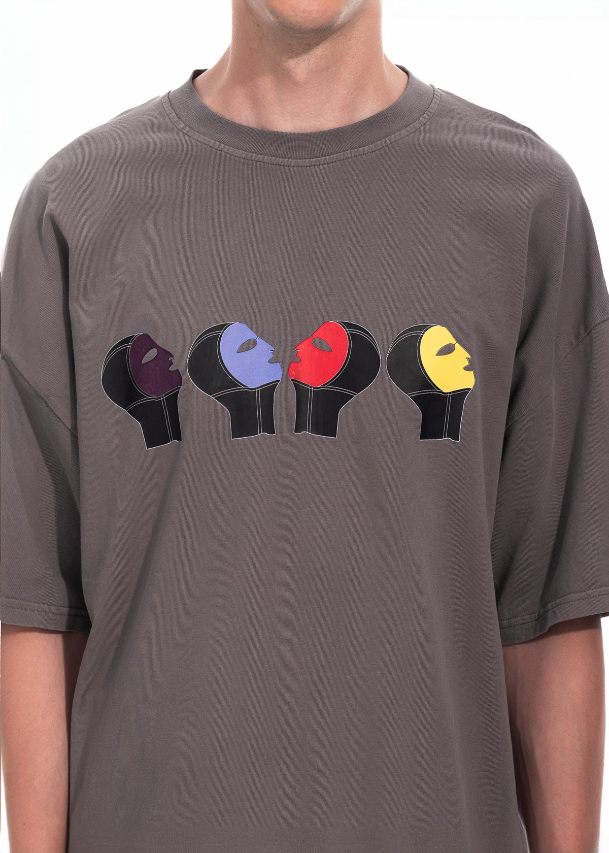 Family Portrait T-shirt in Grey Organic Cotton