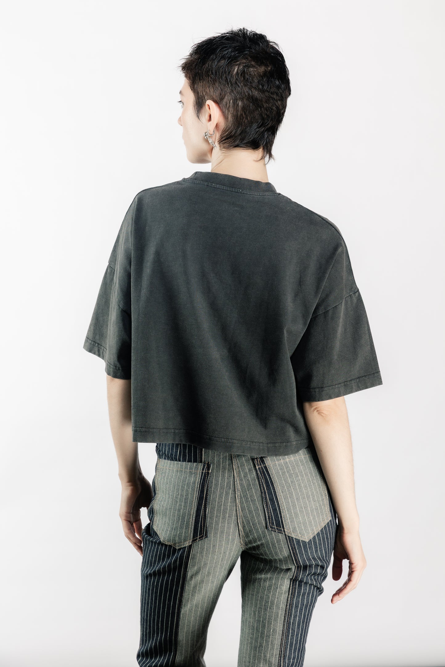 “My trash is my treasure” cropped t-shirt