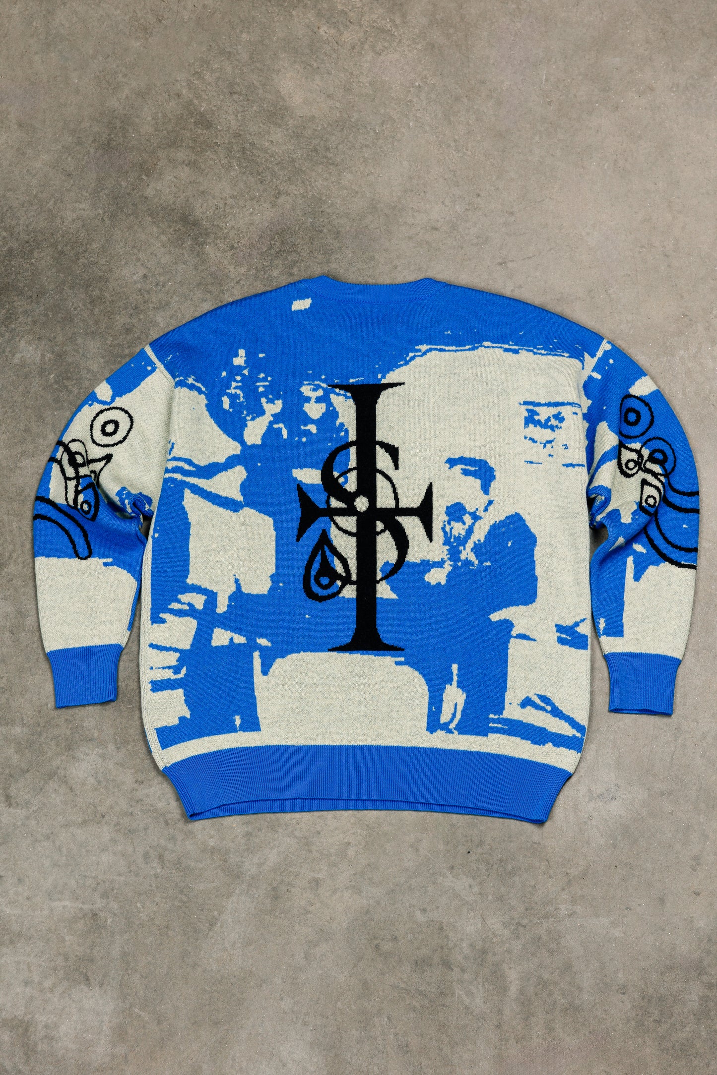Tearless Blue Cashwool Sweater