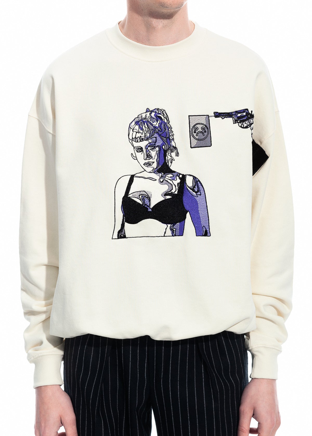 Tearless Highway Organic Cotton Crew Neck Sweater